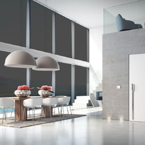 SUNICE Adhesive High Thermal Insulation 17%VLT Black Sputter Building Glass Window Tint Household Sticker 152cmX100cm Anti-UV