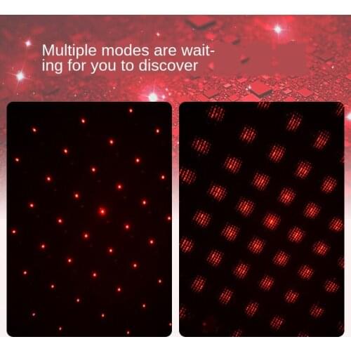 LED Car Roof Star Night Light Projector Atmosphere Galaxy Lamp USB Decorative Lamp Adjustable Multiple Lighting Effects