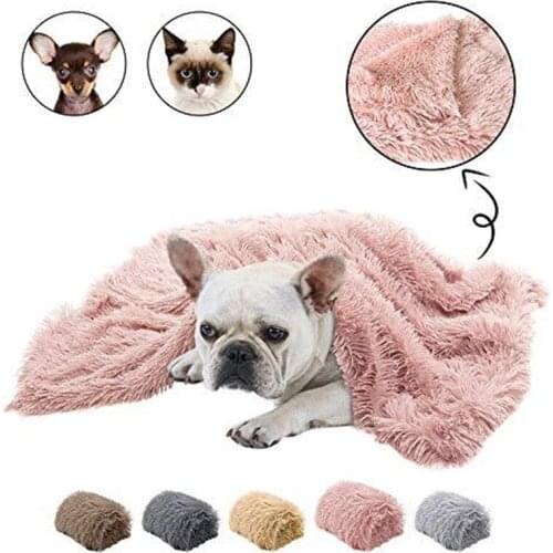 Warm And Comfortable Plush Pet Mat Double-Layer Pet Blanket Large Medium And Small Dog Mat cat Sleeping Accessories