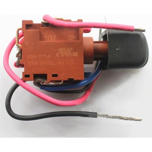 For DEFOND Power Trigger Switch EGA-1115A 15RA 24V DC for Electric Drill Replacement Repair Parts