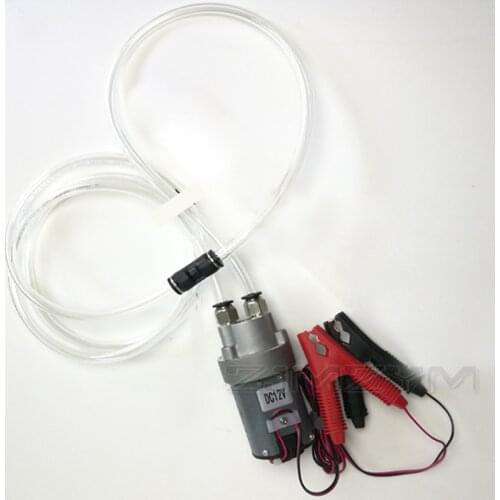 Whole Set DIY Mini DC Oil Pump 12V/24V Oil Transfer Oil Pump 2.0L/min Automobile Engine Oil Change Pump Micro Self-priming Pump