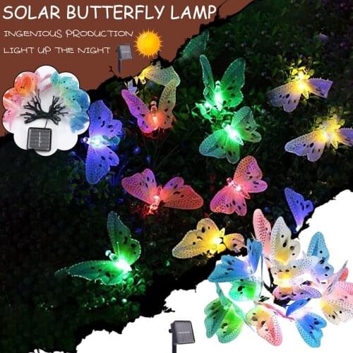 Waterproof Solar Light Chain Decoration Led String Lights Outdoor Garden Lights Holiday Wedding Party LED Decoración hogareña