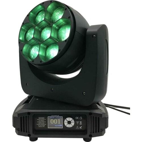 2PCS With Flightase Zoom 7x 40W RGBW Sharpy Bee Eye led moving head