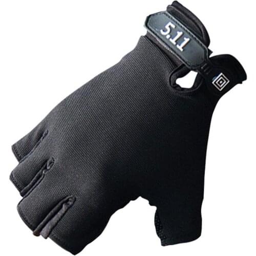 Army Mens Tactical Gloves Outdoor Sports Half Finger Military Mittens Men Antiskid Cycling Bike Anti-Slip Fitness Sports Gloves