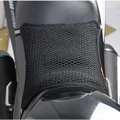 Motorcycle Seat Cover Breathable 3D Mesh Net Cushion Breathable Anti-Skid Moped Cushion Cover