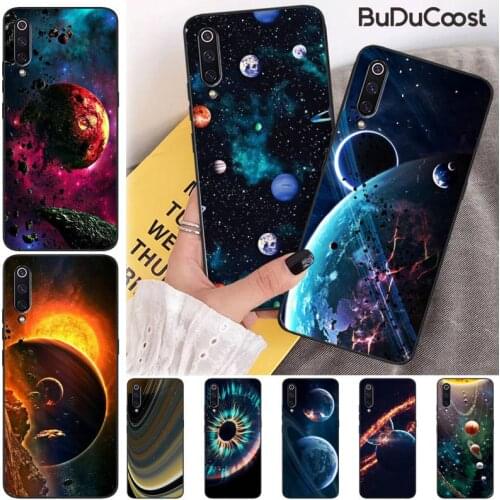Saturn Solar system starry sky Phone Case For Xiaomi Mi 9 9T CC9 CC9E 8 SE Pro A2 Lite 6X 5 A3 A1 Max Mix 2 3