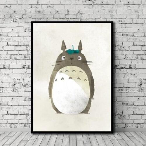 Home Wall Art Modular Decor Canvas Painting Miyazaki Hayao Anime Nordic Style Pictures Printed Simple Poster Living Room Cuadros