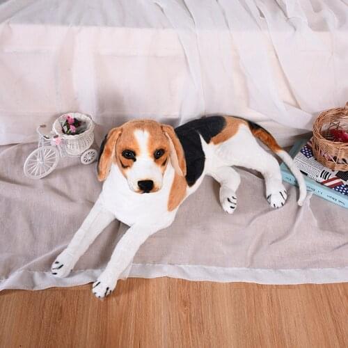 New plush real life beagle toy lovely stuffed beagle doll gift about 70cm xf2969