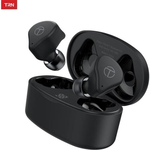 TRN BT1 TWS Touch Wireless Bluetooth Earphones 2M/S Low Delay Speed HIFI Sound With Microphone Earbuds For ios Samsung Android