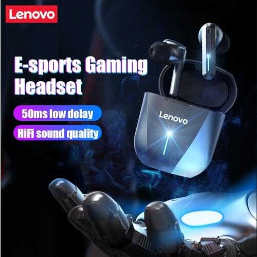Original Lenovo XG01 TWS Gaming Earphones Low Latency Bluetooth Headphones HIFI Sound with Mic Earbuds Ipx5 Waterproof Headsets