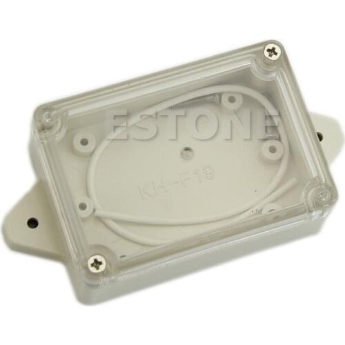 Drop Ship Plastic Waterproof Cover Clear Electronic Project Box Enclosure Case 85*58*33MM