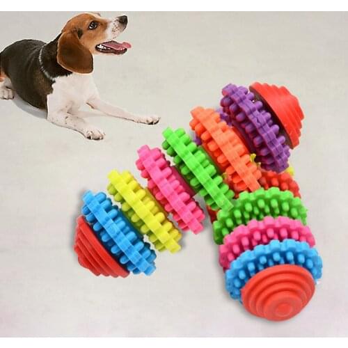 Durable Health Gear Gums Teething Teeth Rubber Pet Dog Cat Toys Chew Toys For Small Large Dogs Pet Supplies Healthy Cleaning Gum