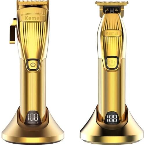 Professional Hair Clipper USB Charging Barber Accessories Men Electric Trimmer Hair Cutting Machine Clipper Tool KM-i32S/KM-K32S