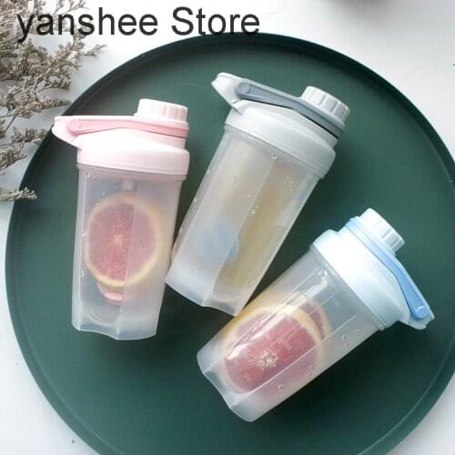 500ml milk protein powder shaker, for gym, sports shaker, leak proof cover, BPA Free portable plastic kettle