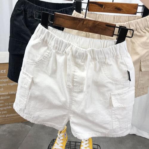 Baby Boys Shorts 2021 Summer New Kids Casual Loose Soft Cotton Short Pants Korean Fashion Shorts for Boy 2-7 Years Baby Clothing