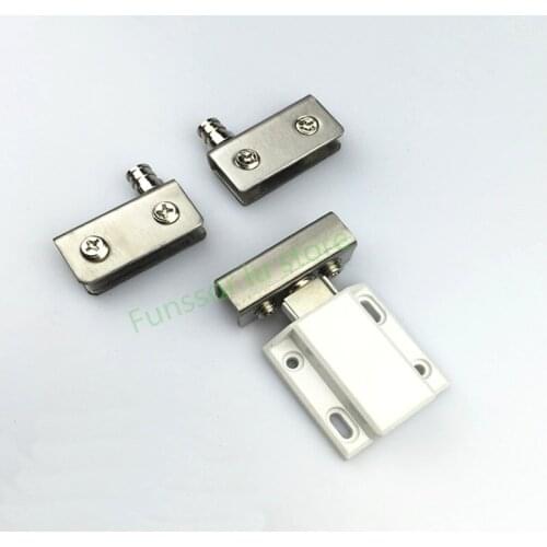 Stainless steel Glass cabinet, door hinge sets for bar glass cabinets,showcase hinge,Glass clamp for glass thickness 5-8mm