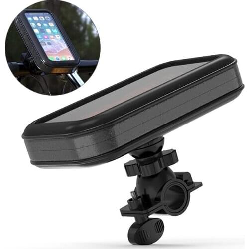 Bike Phone Holder Bicycle Mobile Phone Waterproof Handlebar Bracket Front Small Bag Car Bag Storage Bag Riding Accessories