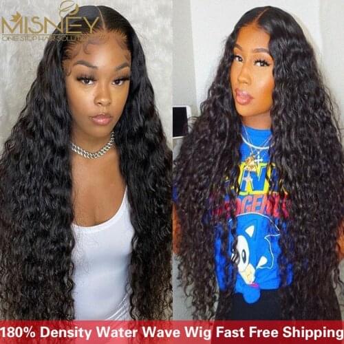 Water Wave Lace Wig Pre Plucked 10-32 Inch Long Wig Remy Human Hair Wigs 13x4 Lace Front Wig For Women Hd Lace Frontal Wig