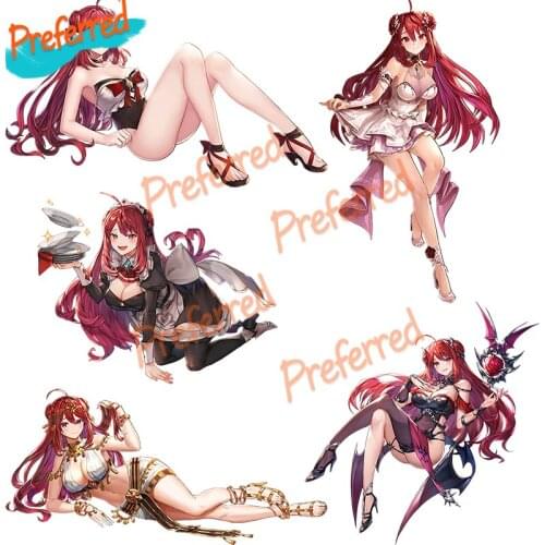 High Quality Kings Raid Erze Decal Motocross Racing Laptop Helmet Trunk Wall Vinyl Car Sticker Die Cutting Waterproof PVC