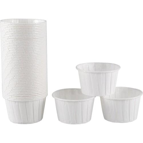 50X Paper Baking Cup Cake Cupcake Cases Liners Muffin Dessert Wedding Party Color:white