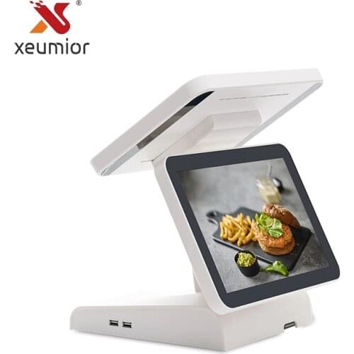 Free Software SDK 12"Dual Screen Touch Screen Pos System Android Tablet PC Cash Register Machines Support Wifi Bluetooth Camera