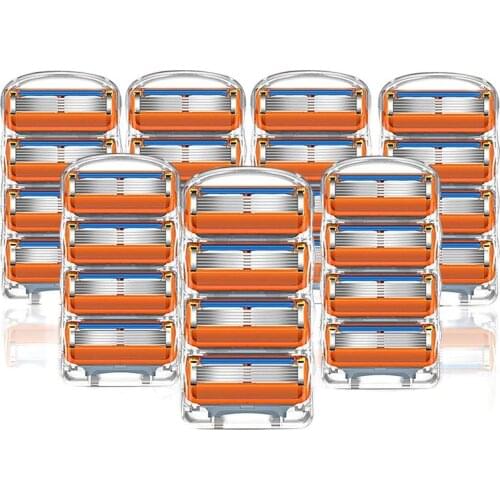 Razor New Blades Fit Gillette Fusion 5 For Men Shaving Safety Manual Mens shaver Machine Replacement Heads Straight blade