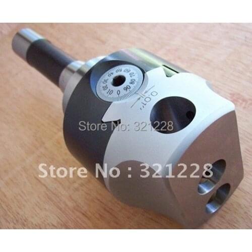 F1-18 Boring head 75mm with R8 Boring shank drawbar thread 7/16"-20UNF