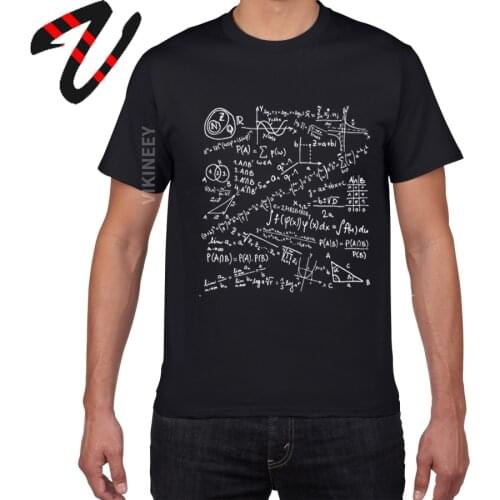 Math Formulas Science tshirt Men 100% Premium Cotton Adult Man T-Shirt cool Novelty Tee shirt Camisa GEEK Top Tee Men