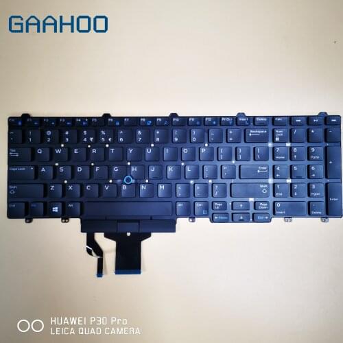 US keyboard for Dell Latitude E5550 5570 5580 5590 PRECISION 3510 3520 3530 7510 7520 7530 7710 7720 LAPTOP w/ TRUCKPOINT