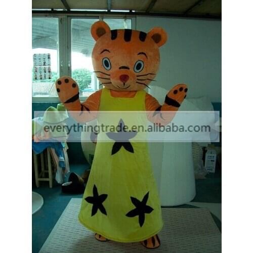 Hot selling Foam Adult cute tiger mother mascot fancy dress suit costumes cartoon party costumes