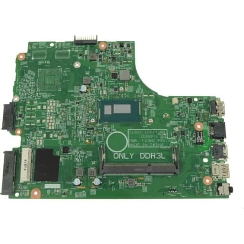 For Dell Inspiron 3442 Laptop Motherboard I3-4005U CPU MB 13269-1 PWB. FX3MC Mainboard Tested