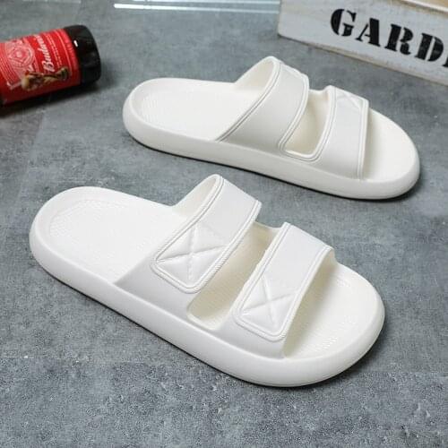 2021 New Summer Slippers Men Outdoor Leisure Non-slip Sandals and Slippers Fashion Trend Comfortable Beach Shoes