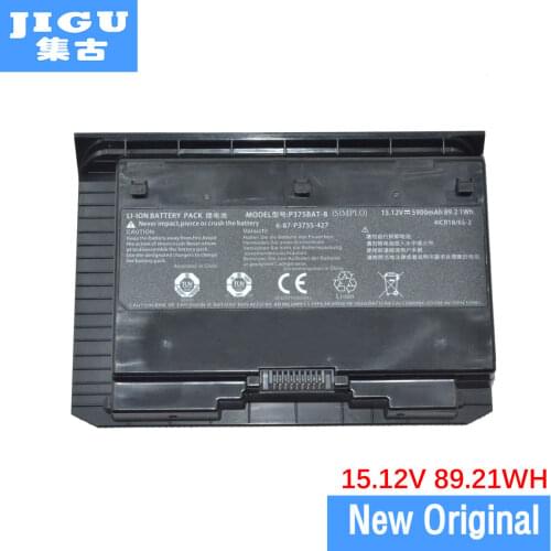 JIGU 15.12V 89.21WH Original Laptop Battery For CLEVO 6-87-P375S-4271 P375BAT-8 P370SM P375SM P377SM P370SM3 P370EM