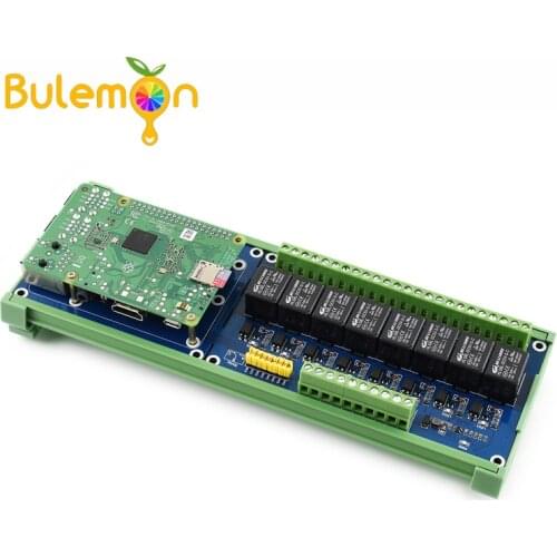 Raspberry Pi 4B Expansion Board, 8-ch Relay channel,for Raspberry Pi A+/B+/2B/3B/3B+,Onboard LED,Contact form:SPDT-NO,NC