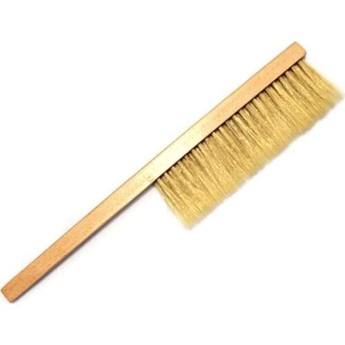 Protable Double Row Beekeeping Sweeping Bristle Bee Hive Brush for Beekeepers Long Handle Soft Cleaning Tool Home Pet Supplies