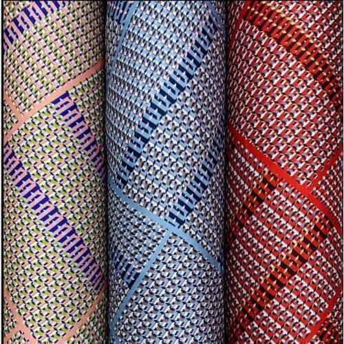 Chiffon fabric Summer New Swimsuit Chiffon Chiffon Printed Fabric Sunscreen Accessories Floral printed chiffon