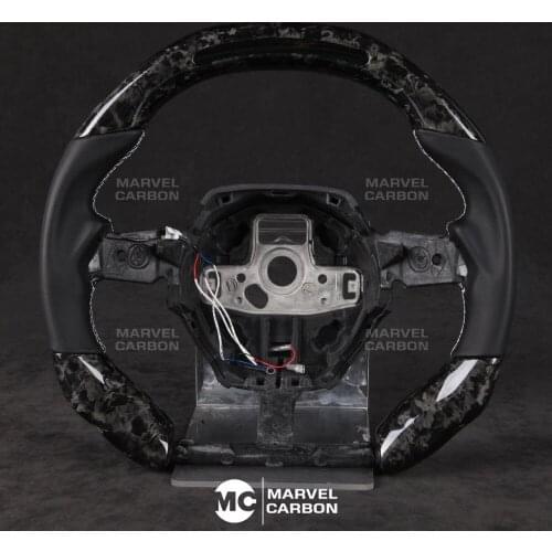 LED Performance Steering Wheel Display Compatible Lamborghini + 100% Real Carbon Fiber