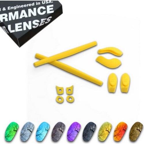 ToughAsNails Polarized Replacement Lenses & Yellow Ear Socks for Oakley Juliet Sunglasses - Multiple Options