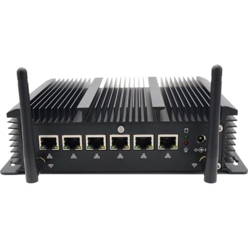 VENOEN Intel i5 10210U 6 LAN Core i3 8145U Celeron 2955U 3865U Firewall Router Mini PC WiFi Pfsense Windows 10Pro Support AES-NI