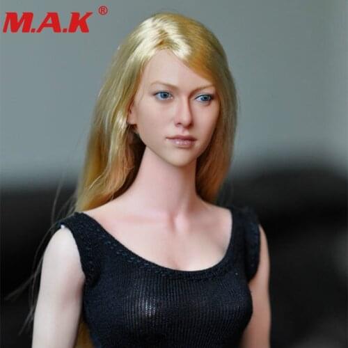 1:6 headplay female woman girl head sculpt carving model beautiful lady 048_NP head sculpt for 12" action figure doll toys