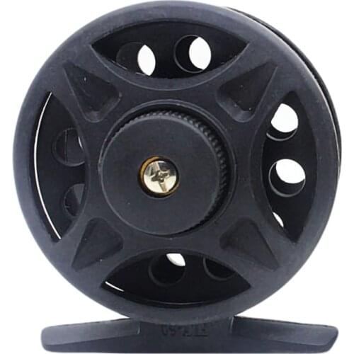 1 pc Ice Fishing Reel Right Left Handed Plastic smooth anti-seawater Ultra-light Fishing Raft Wheel