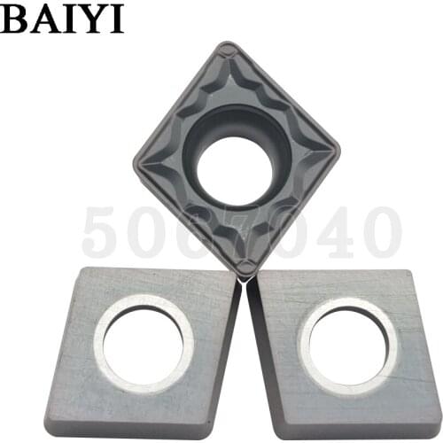 10pcs CCMT09T308-MP HS7125 carbide inserts CNC cutter turning tools blade CCMT09T308 lathe turning tool