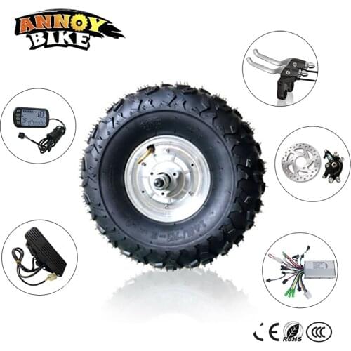 14.5 inch 48v 350w 500w 800w High Speed Wheelbarrow Motor Wheel Electric Bicycle Motor DIY scooter motor kit Forward Backward