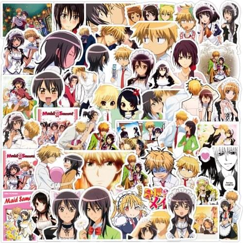 50Pcs Kaichou Wa Maid Sama! Anime Waterproof Stickers