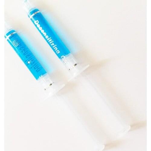Free shipping 100pcs /lot dental clinic use 3ml Teeth Whitening Remineralization Gel , Teeth desensitizing gels