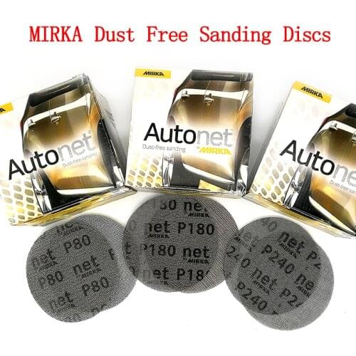15Pcs Mesh Abrasive Dust Free Sanding Discs 5 Inch 125mm Anti-blocking Dry Grinding Sandpaper 80 to 240 Grit Sanding Sheets