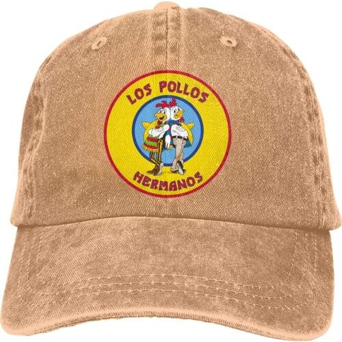 Los Pollo-s Herm-anos Baseball Caps Mens Womens Camping Adult Adjustable Cowboy Hat Casquette Black custom Logo