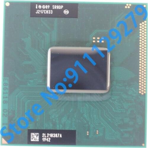 Core i3-2370M i3 2370M SR0DP 2.4 GHz Dual-Core Quad-Thread CPU Porcessor L2=512M L3=3M 35W Socket G2