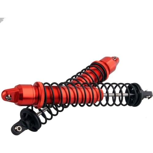 2 Pieces RC Car Upgrade Part Aluminum Alloy Oiled Shock Absorber(Al.) TRA 7761 For 1/5 Scale Model X-MAXX Monster Truck