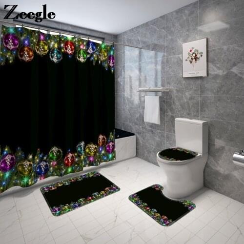 Flannel Bath Mat Toilet Seat Cover Mat Non-Slip Mat Set Anti Slip Mat for Bathroom Toilet Mat Bathroom Floor Mat